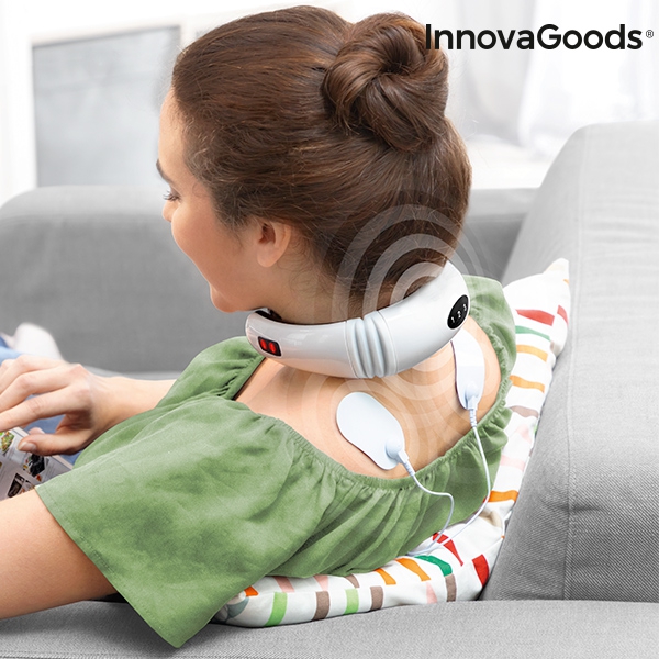 Elektromagnetický Masážny Prístroj na Krk a Chrbát InnovaGoods Elektromagnetický Masážny Prístroj na Krk a Chrbát InnovaGoods